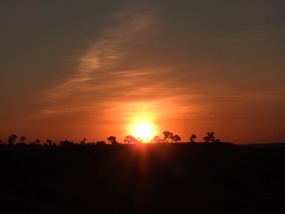 sunset Ngumpan cliff