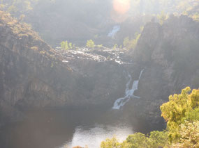 Looking from top  Edith falls