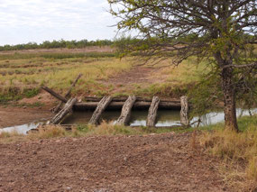 Old crossing Norman river Normanton