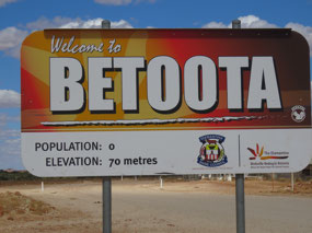 Betoota sign
