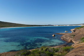 My snorkelling area Lucky Bay