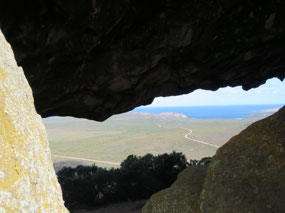 View from top Frenchman's Peak
