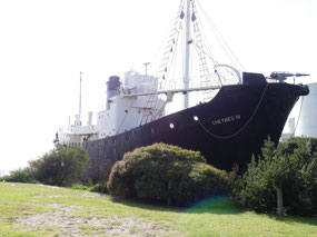 Old whaling ship