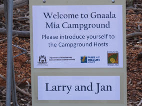 camp sign