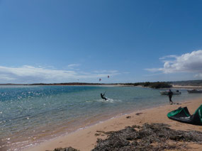 Kite surfing