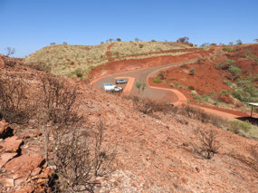 carpark at gorge