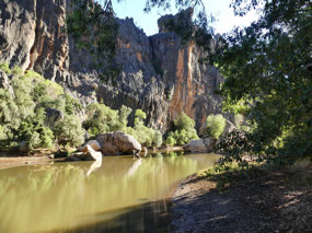 gorge wall