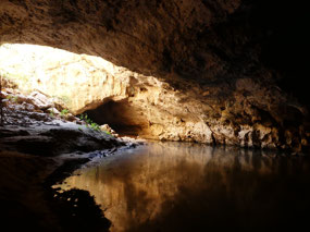 inside Tunnel creek