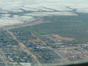 Derby from air