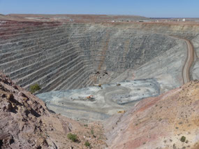 Gwalia open cut mine