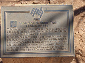 sandstone Lodon bridge formation