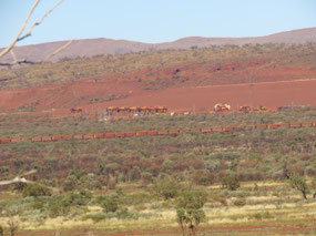 Marandoo mine with ore train