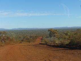 Middle track to western gorges