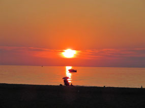 Sunset on Lake Huron