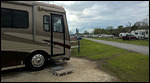Looking west from behind our coach