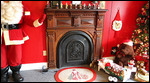 Santa fireplace