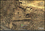 Rock slide in upper right