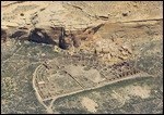 Rock slide in upper right