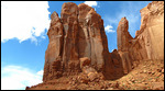 Rock slide from Rain God Mesa