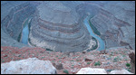 Goosenecks 1000 feet down
