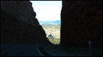 Cut in mountain on state 95
