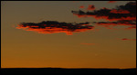 Sunset from Blanding Utah at our site