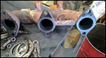 Old, warped exhaust manifold