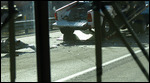The remains of the accident