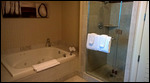 Large soak tub