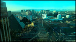 View down the Strip