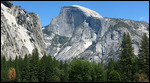 Half Dome from our bikes