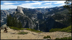 Half Dome, Vernal Falls and Nevada Falls