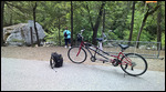We actually rode our tandem !