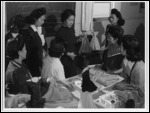 Sewing class for the women