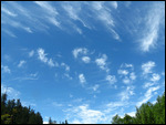 Whispy clouds
