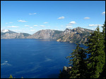Crater Lake looking east
