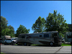 Our RV spot parallel to the river
