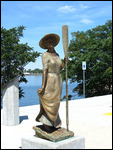 Call of the River statue