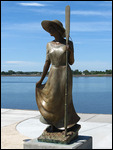 Call of the River statue