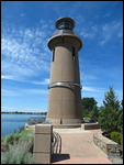 Clover Island lighthouse. Newest in Washington