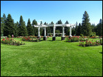 From one end of the Rose Garden