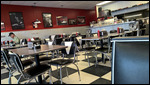50's retro style at Wolfie's Diner