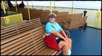 Cutie on the locks tour boat