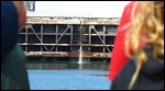 Locks in front as the water fills