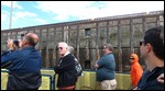 The boats scrape the sides