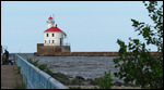 Duluth harbor lighthouse