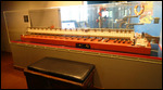 Model of modern iron ore ship