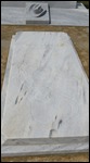 Gravestone with hat