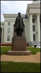 Jefferson Davis statue out front