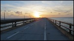 Old 7-Mile RR Bridge at sunset
